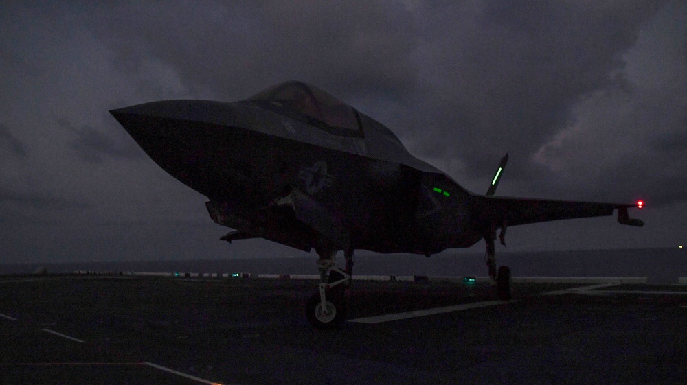 Cobra Gold 20: USS America (LHA 6) conducts F-35 Flight Operations