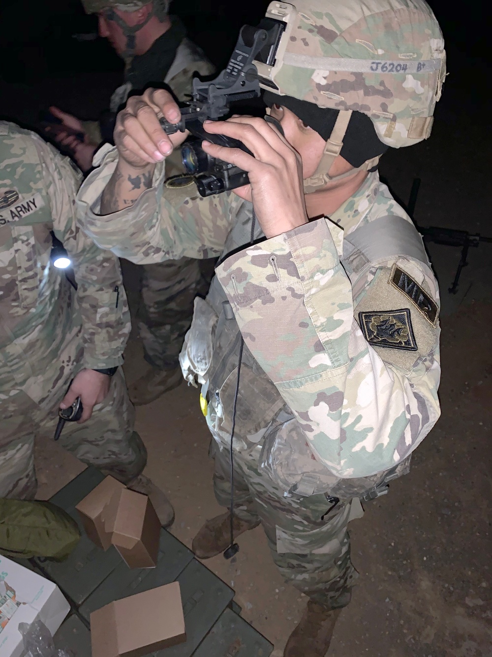 112th MP Battalion Conducts Night Fire Exercise