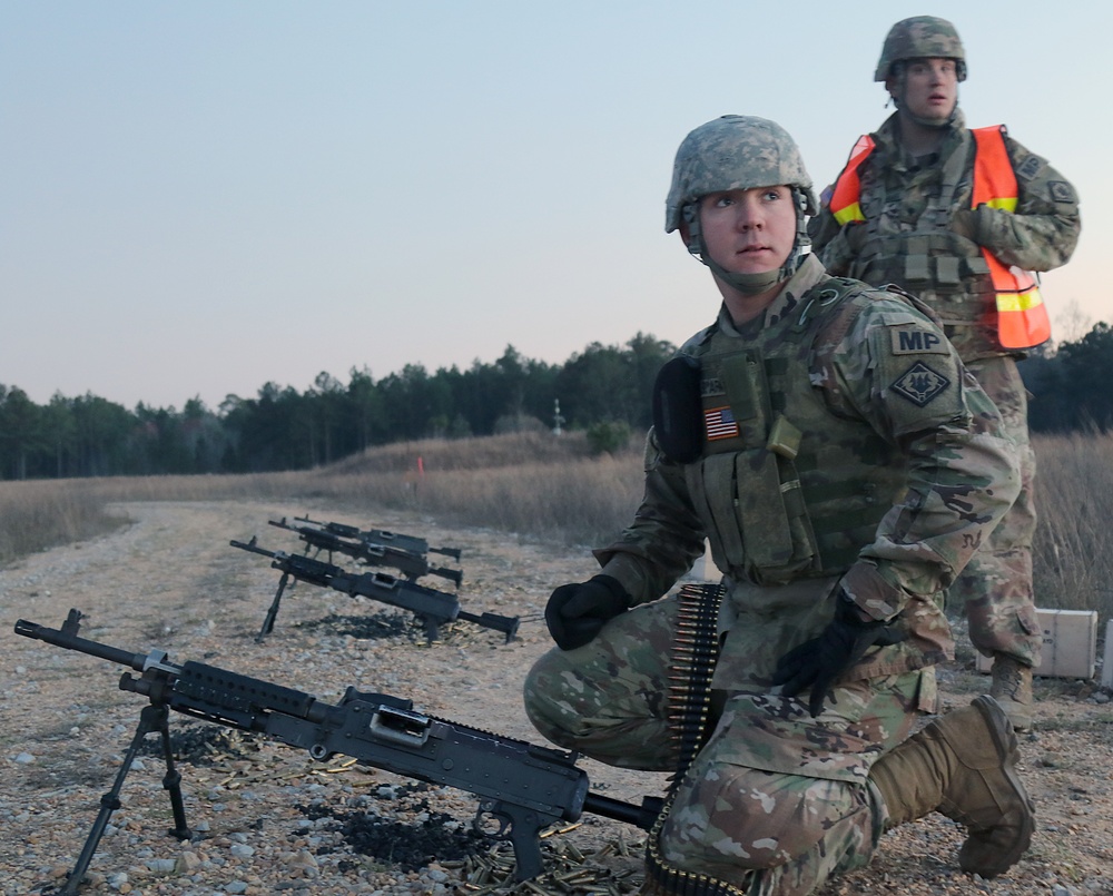 112th MP Battalion Conducts Night Fire Exercise