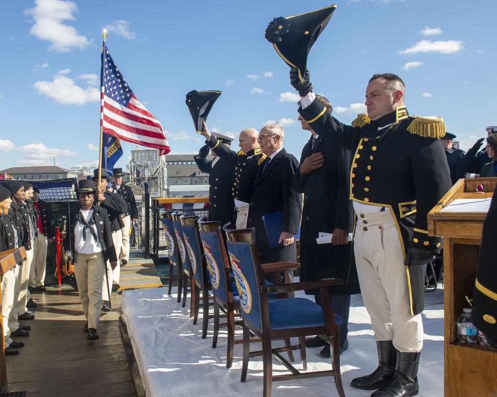 USS Constitution Held Change of Command