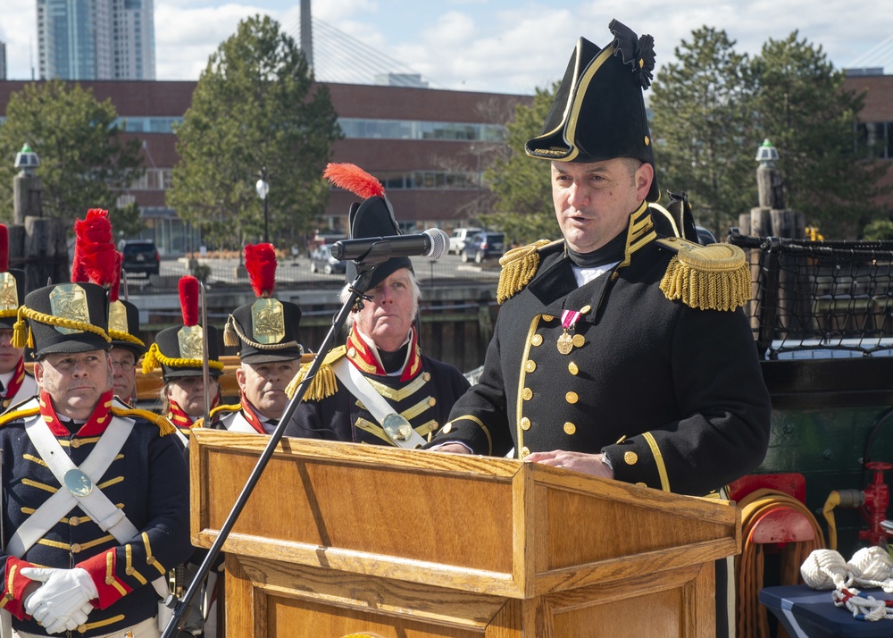 USS Constitution Held Change of Command