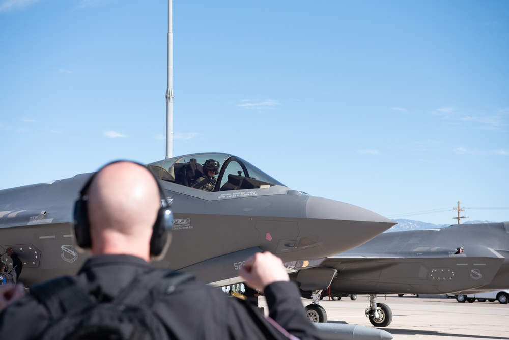 Commander of ACC certifies F-35A Lightning II Demonstration Pilot