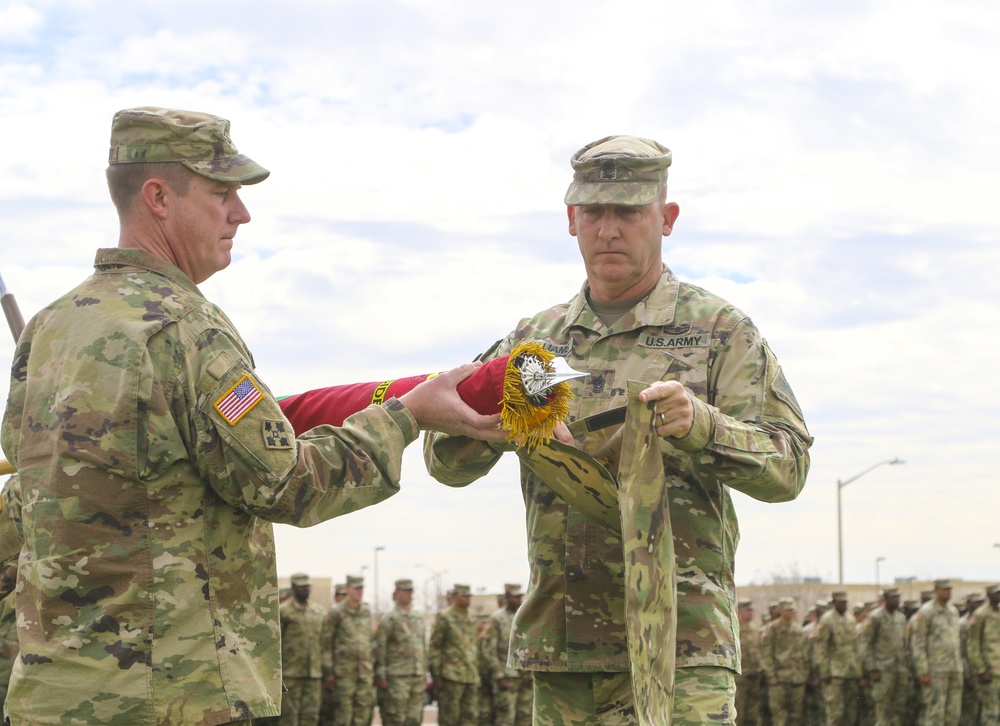 Iron Brigade colors casing ceremony