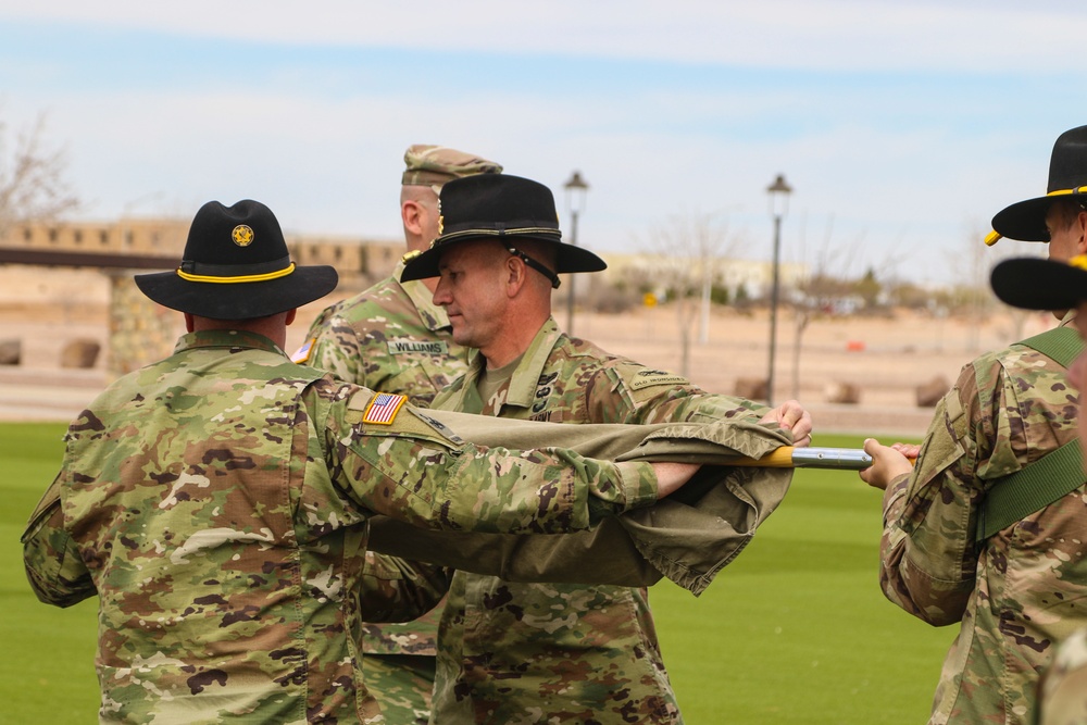 Iron Brigade colors casing ceremony