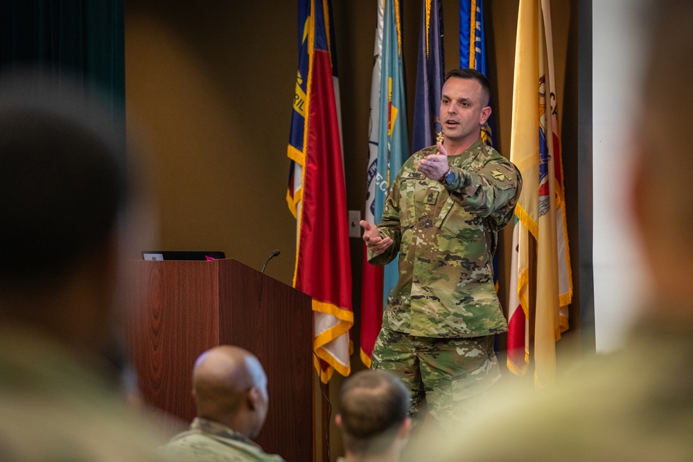 Finance &amp; Comptroller Sergeant Major Speaks at Fort Bragg