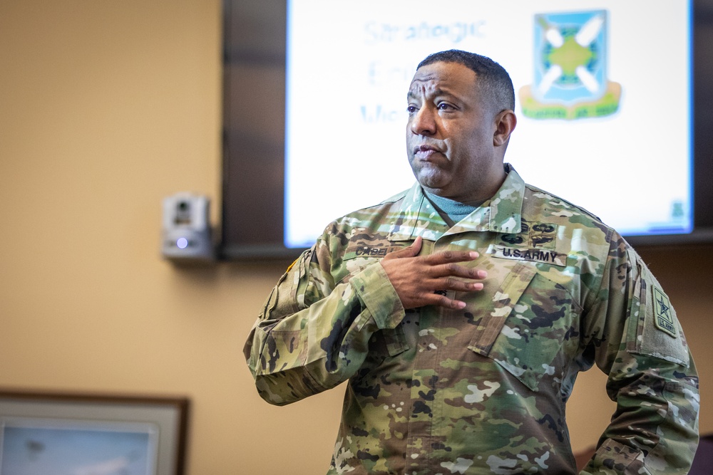 Finance &amp; Comptroller Sergeant Major Speaks at Fort Bragg