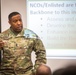 Finance &amp; Comptroller Sergeant Major Speaks at Fort Bragg