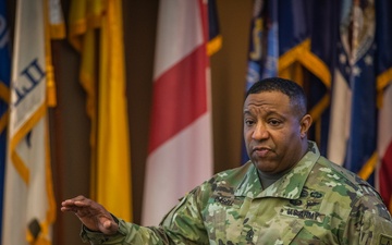 Finance &amp; Comptroller Sergeant Major Speaks at Fort Bragg