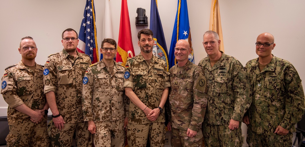CJTF-HOA hosts incoming, outgoing commanders of German MPRA detachment