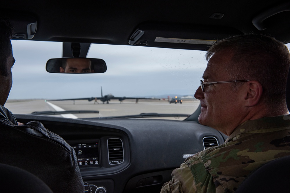 Brig. Gen. Murray visits Beale