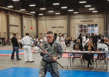 U.S. Army Reserve Soldier competes in Arnold Martial Arts Festival