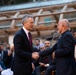 SecGen Stoltenber Shakes Hands with President Ghani at U.S.-Afghanistan Joint Declaration Announcement