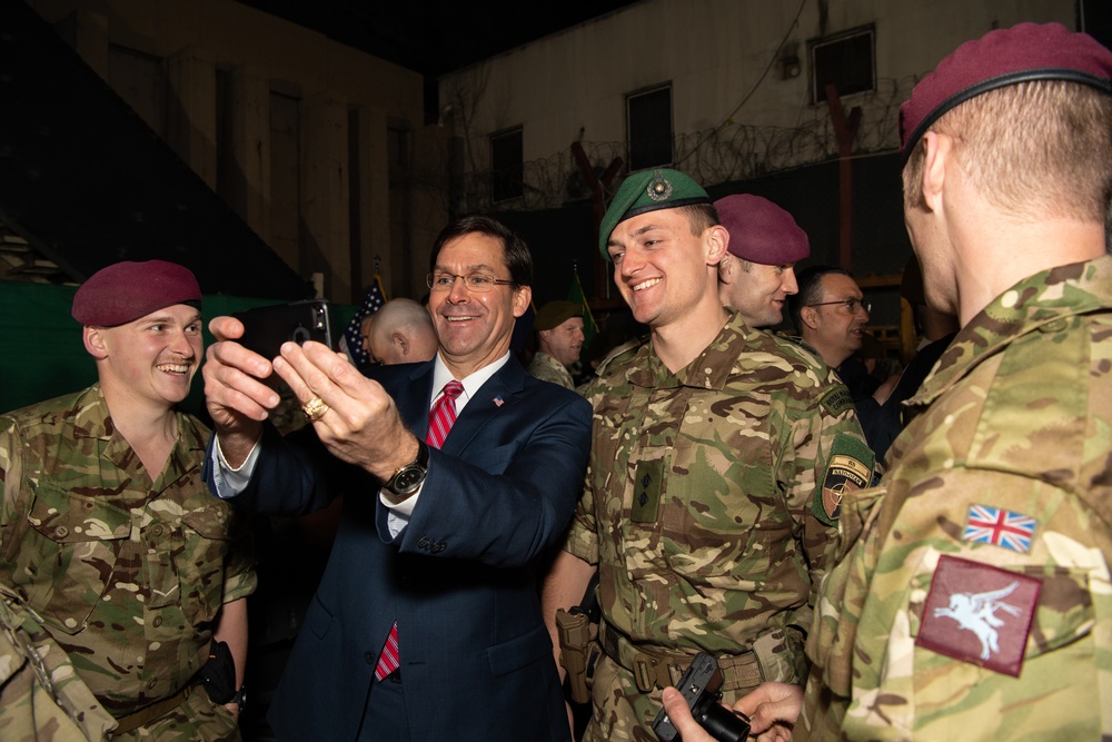 SecDef Esper Speaks to Troops After U.S.-Afghanistan Joint Declaration Announcement