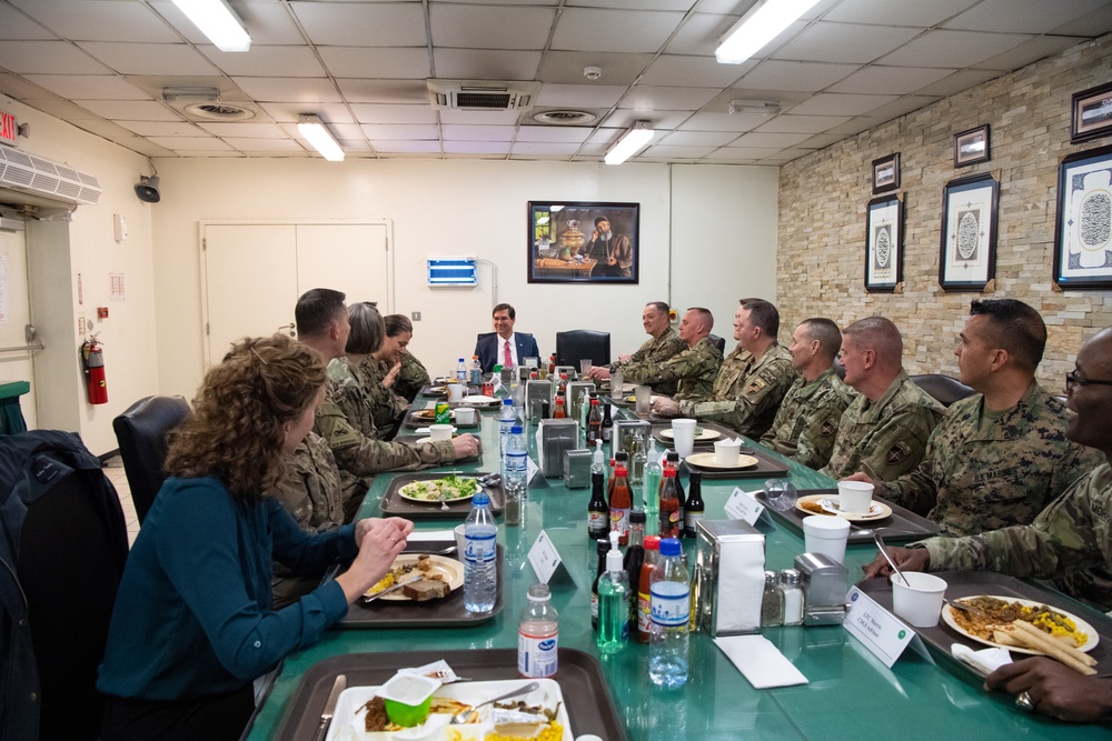 SecDef Esper Speaks to Troops After U.S.-Afghanistan Joint Declaration Announcement