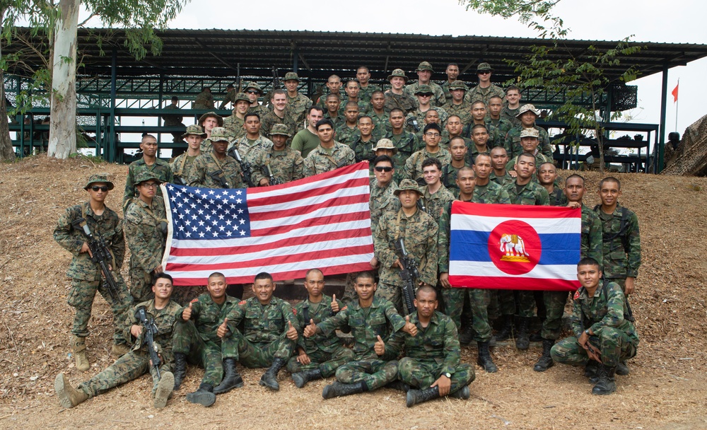 Cobra Gold 20: US, Royal Thai Marines participate in M240B machine gun range