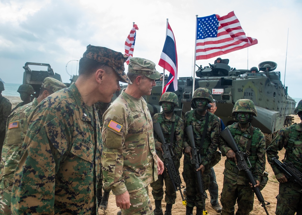 Cobra Gold 20: 31st Marine Expeditionray Unit Marines conduct amphiboius operations with Royal Thai Military, Feb. 28, 2020.
