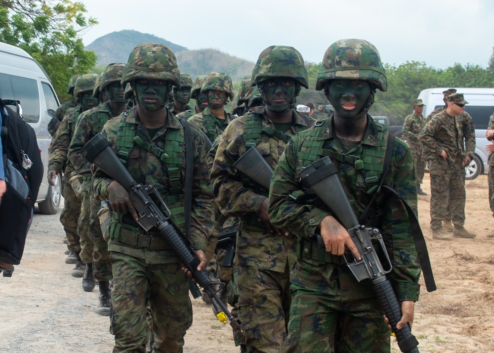 Cobra Gold 20: 31st Marine Expeditionray Unit Marines conduct amphiboius operations with Royal Thai Military, Feb. 28, 2020.