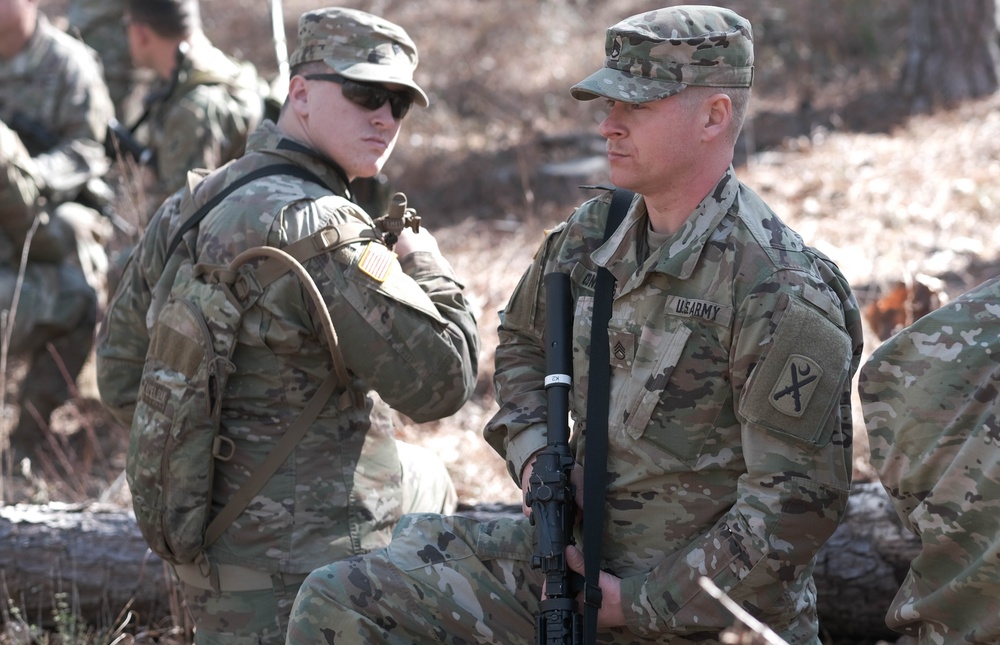 South Carolina National Guard 1-118th Infantry conducts field exercise