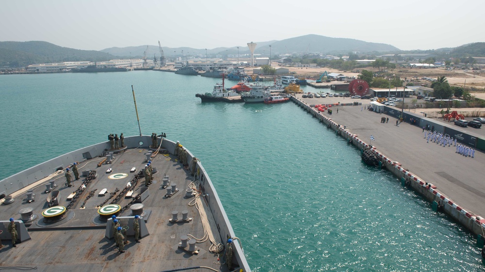 Cobra Gold 20: USS Green Bay Arrives in Thailand, Feb. 22, 2020