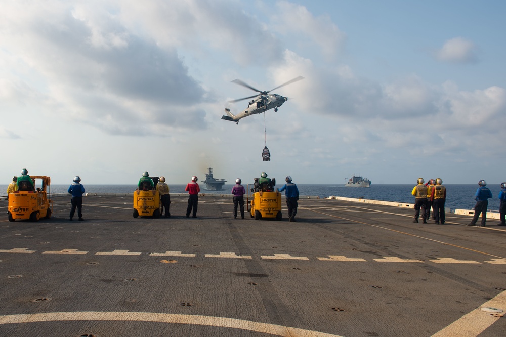 Cobra Gold 20: USS Green Bay UNREP, March 1, 2020