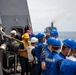Cobra Gold 20: USS Green Bay (LPD 20) conducts a replenishment-at-sea, March 1, 2020.