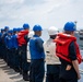 Cobra Gold 20: USS Green Bay (LPD 20) conducts a replenishment-at-sea, March 1, 2020.