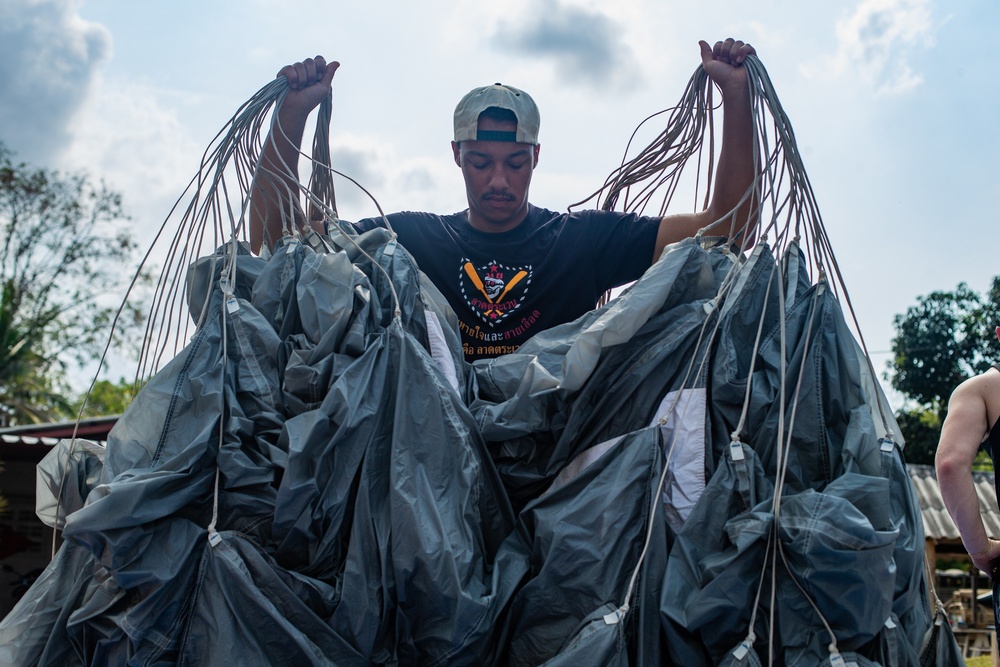 Cobra Gold 20: 31st MEU MRF prepares for parachute insert