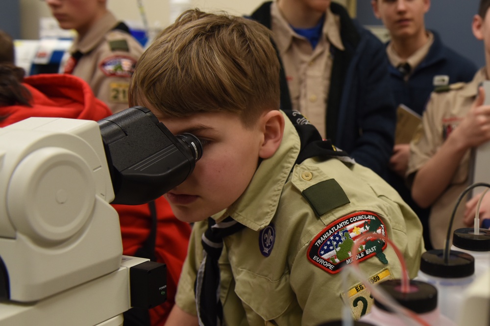 48th Medical Group helps scouts earn merit badge