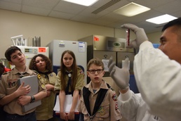 48th Medical Group helps scouts earn merit badge