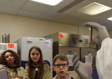 48th Medical Group helps scouts earn merit badge