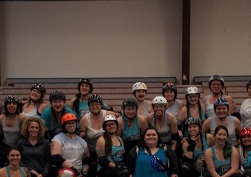 NMRTC Bremerton staff exercising their skating skill and sporting thrill