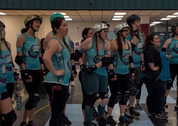 NMRTC Bremerton staff exercising their skating skill and sporting thrill