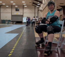 NMRTC Bremerton staff exercising their skating skill and sporting thrill