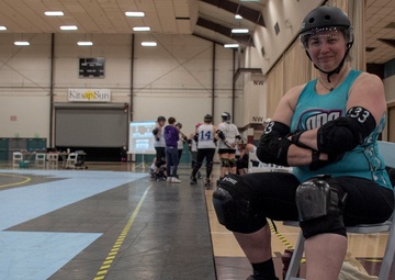 NMRTC Bremerton staff exercising their skating skill and sporting thrill