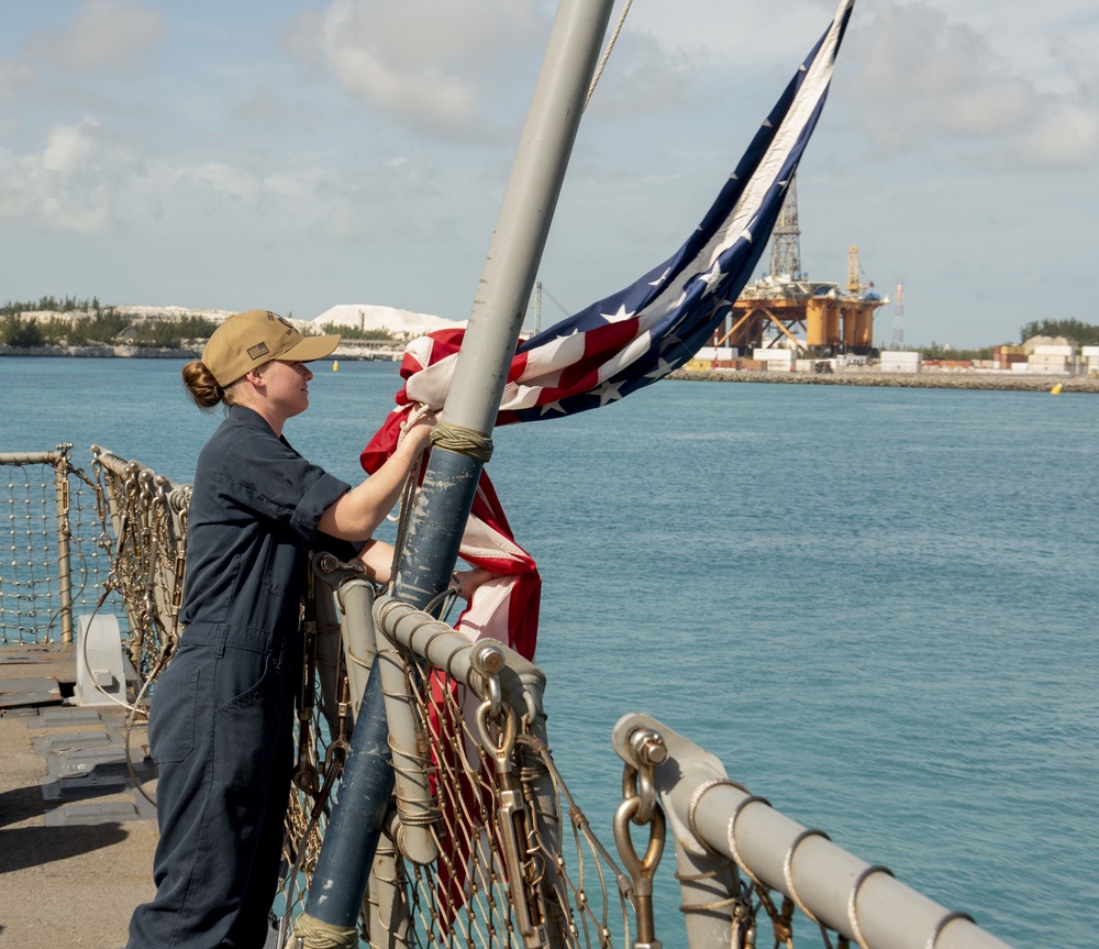 Sailor Retires Colors