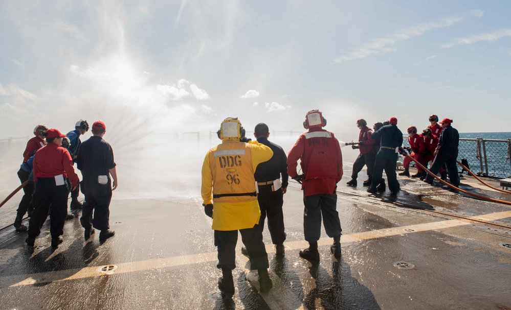 Sailors Participate In Drill