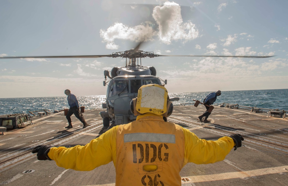 Sailors Participate in Flight Quarters