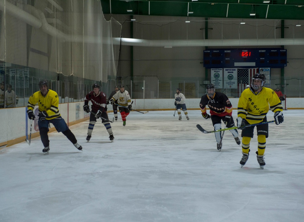 Sailors Play Hockey