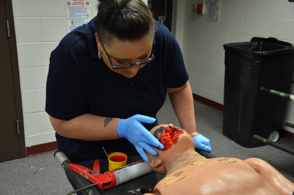 The art of moulage: METC combat medic manikins rock realistic wounds