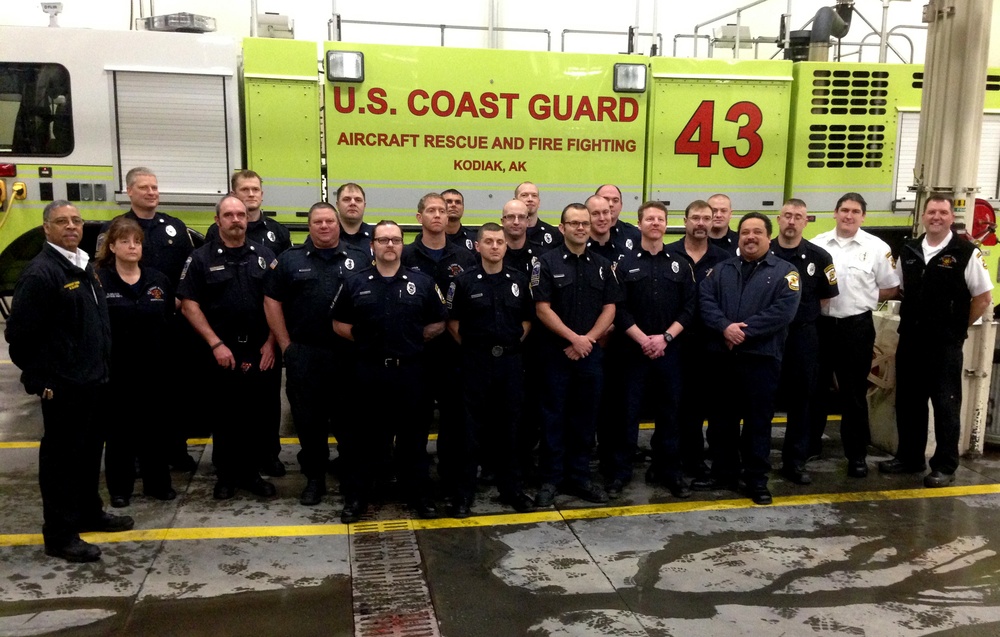 Kodiak-based Coast Guard firefighters