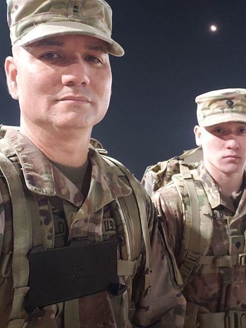 Father and son complete Norwegian Foot March together while deployed