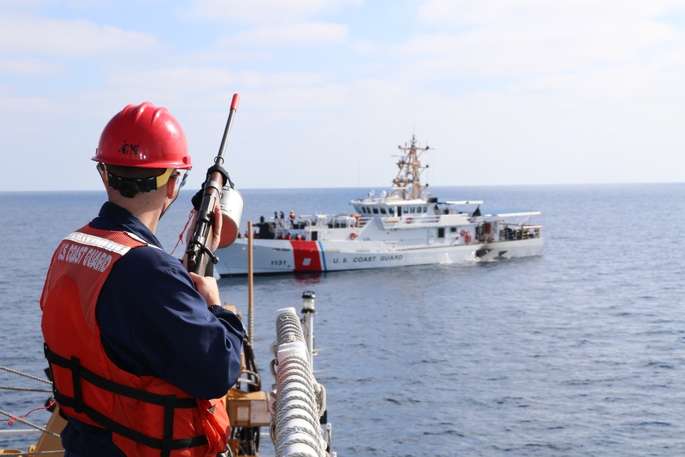 Coast Guard Cutter Munro conducts underway TSTA drill