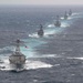 U.S. Navy, JMSDF Sail in Formation During BAWT