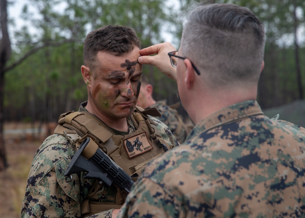 Marines of 1/2 observe Ash Wednesday