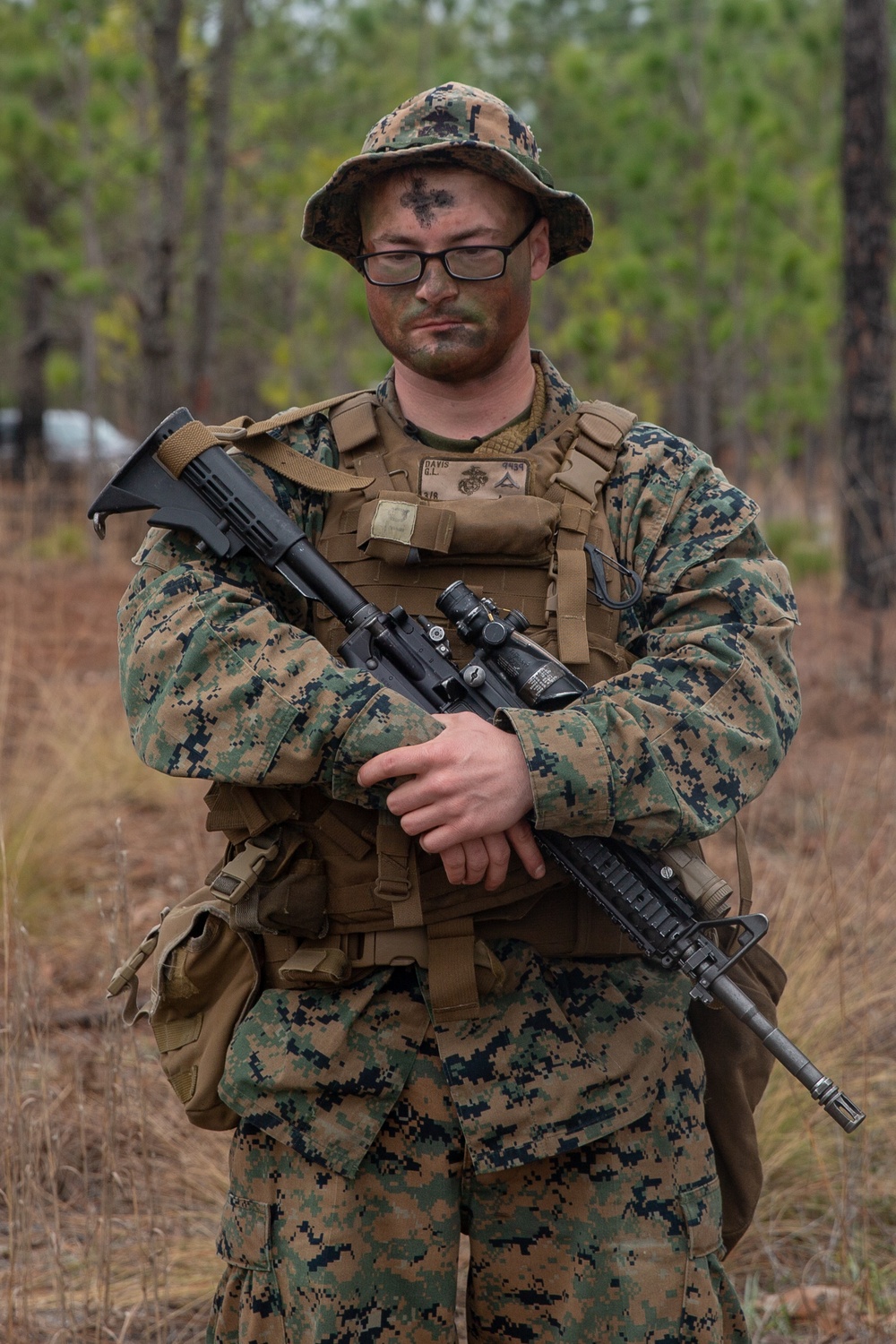 Marines of 1/2 observe Ash Wednesday