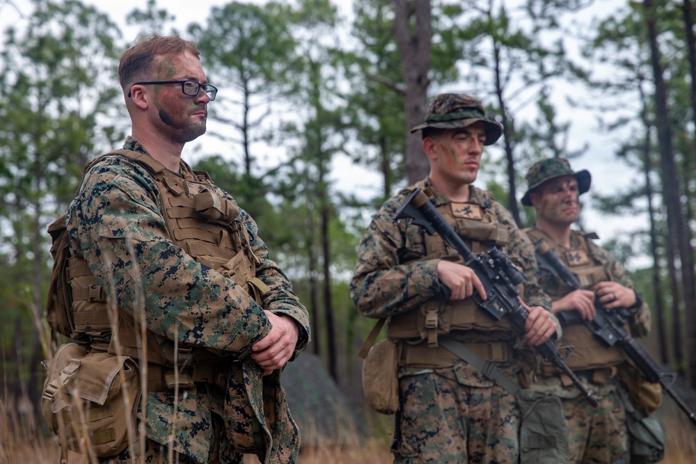 Marines of 1/2 observe Ash Wednesday