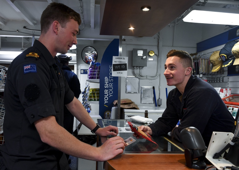 USS Germantown (LSD 42) Royal New Zealand Navy Sailor Sub Lieutenant Jake Hunt