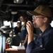 Blue Ridge Sailors Stand Watch in the Pilot House