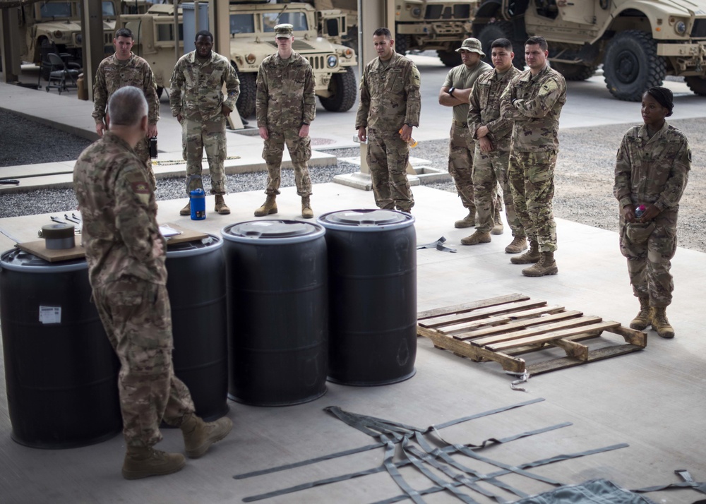 CJTF-HOA slings loads of sling load knowledge to its members