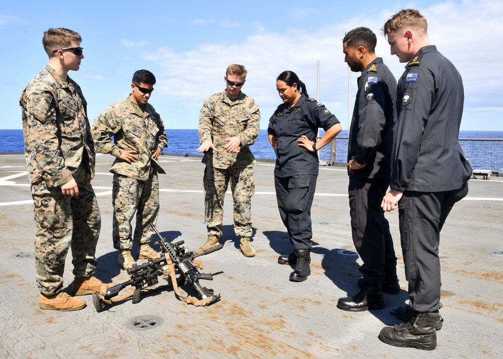 USS Germantown (LSD 42) RNZN sailors